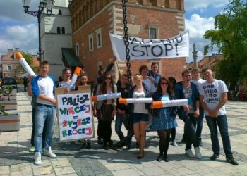 Sandomierz: Obchody Światowego Dnia bez Tytoniu.