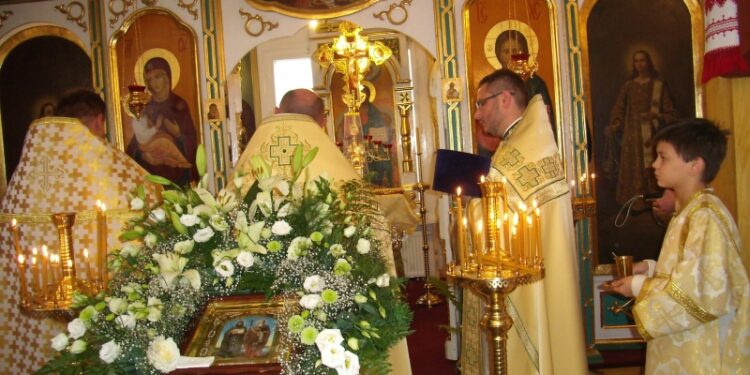 Sandomierz: Uroczystość poświęcenia prawosławnej świątyni.