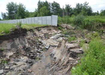 Podtopienia po nawałnicy w Chmielowie