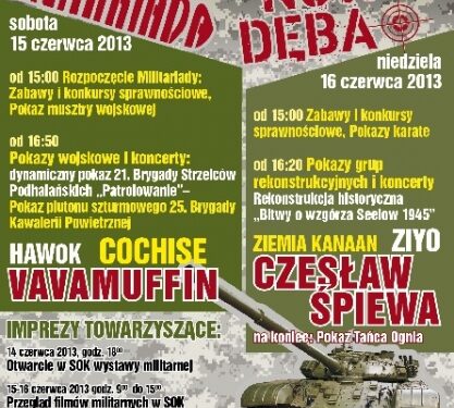 Już w ten weekend Militariada w Nowej Dębie