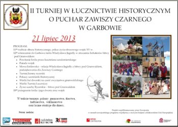 Garbów. II Turniej  w Łucznictwie Historycznym o Puchar Zawiszy Czarnego.