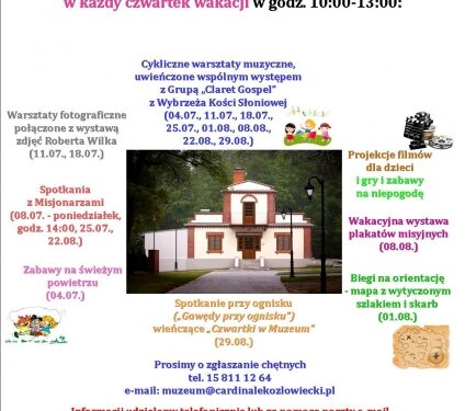 Czwartki w muzeum Kardynała Adama Kozłowieckiego