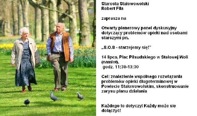 Stalowa Wola: SOS  starzejemy się.