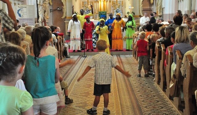 Charyzmatyczna grupa Claret Gospel w Stalowej Woli.