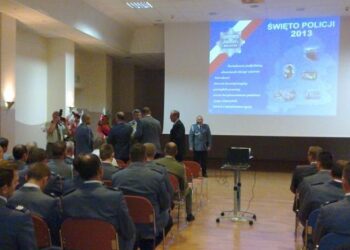 Mielec: Świętowali policjanci.