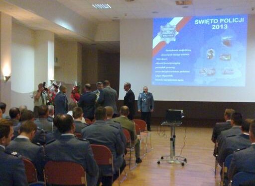 Mielec: Świętowali policjanci.