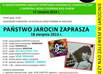 Imprezy nad zalewem w Jarocinie