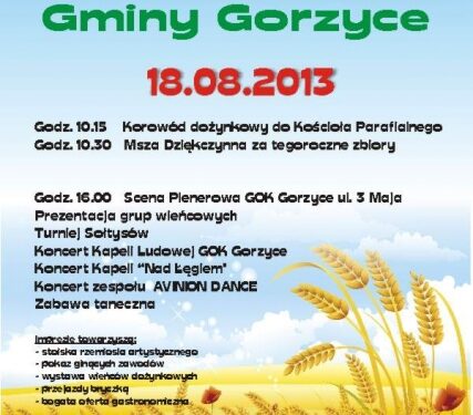 Dożynki gminy Gorzyce