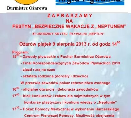 Bezpieczne wakacje z Neptunem w Ożarowie