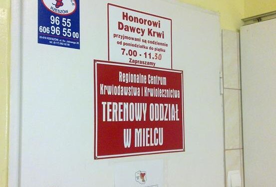 Mielec: Czekają na krew