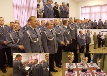 Stalowa Wola: Policjanci świętowali.