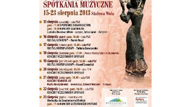 Stalowa Wola: Sierpniowe spotkania z muzyką.