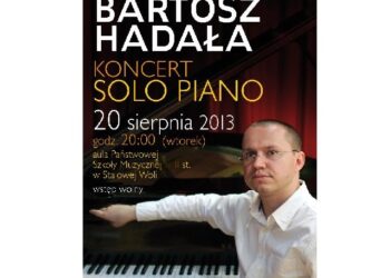 Stalowa Wola: Już dziś Hadała i standardy jazzowe na fortepian.