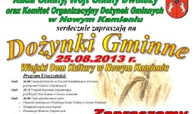 Nowy Kamień: Dożynki Gminne.