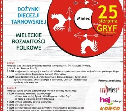 Mielec zaprasza na niedzielne dożynki.