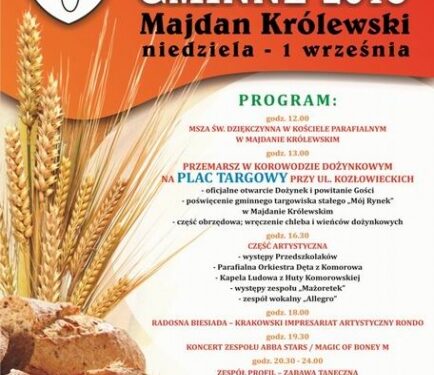 W tę niedzielę dożynki w Dobryninie i Majdanie Królewskim.