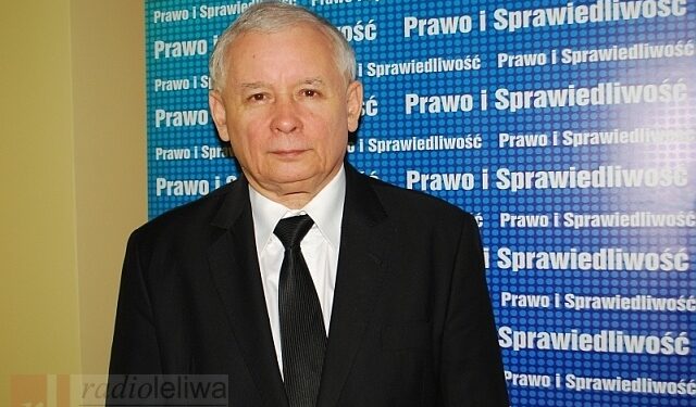 Prezes Prawa i Sprawiedliwości  Jarosław Kaczyński
