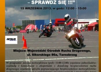 Tarnobrzeg. Jednoślad, jedno życie, sprawdź się.