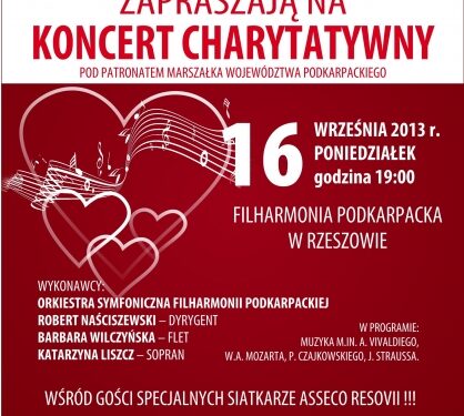 Koncert charytatywny w Rzeszowie