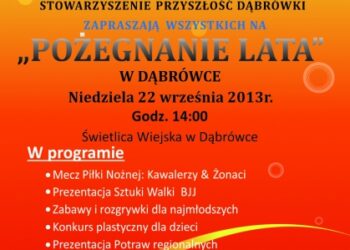 Pożegnanie lata w Dąbrówce