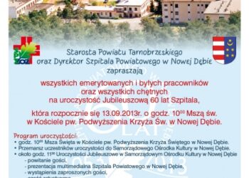 Jubileusz szpitala powiatowego w Nowej Dębie