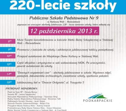 220 lat Szkoły Podstawowej w Rozwadowie