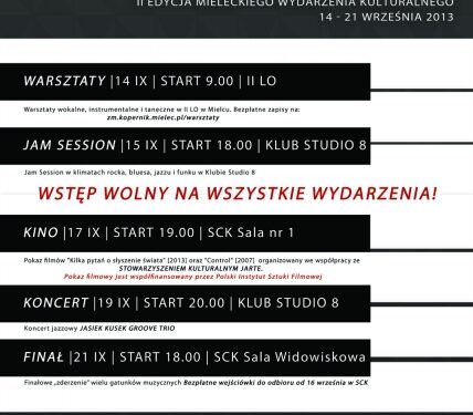 Zderzenie muzyczne w Mielcu