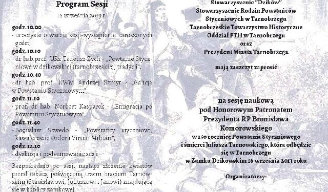 Sesja naukowa w Zamku Dzikowskim w Tarnobrzegu