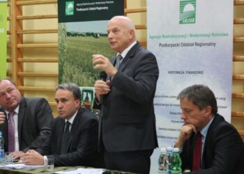Mielec: Prezes ARiMR Andrzej Gross odwiedził powiat mielecki.