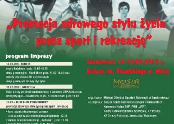 Sandomierz: Promocja zdrowego stylu życia przez sport i rekreację.