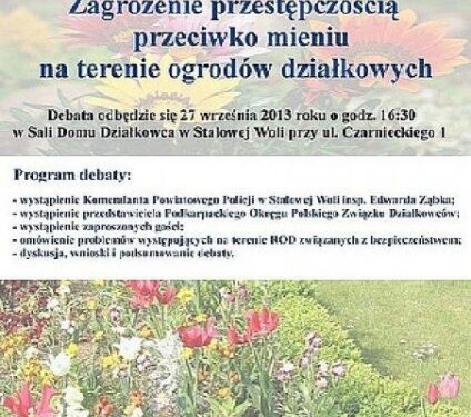 Stalowa Wola: Jak ukrócić kradzieże na działkach