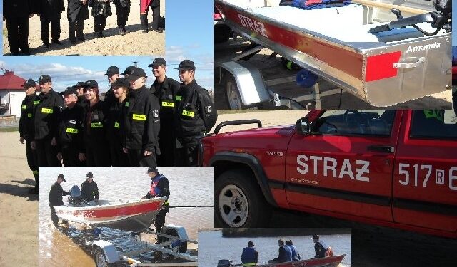 Łódź Amanda na wyposażeniu niżańskich strażaków.