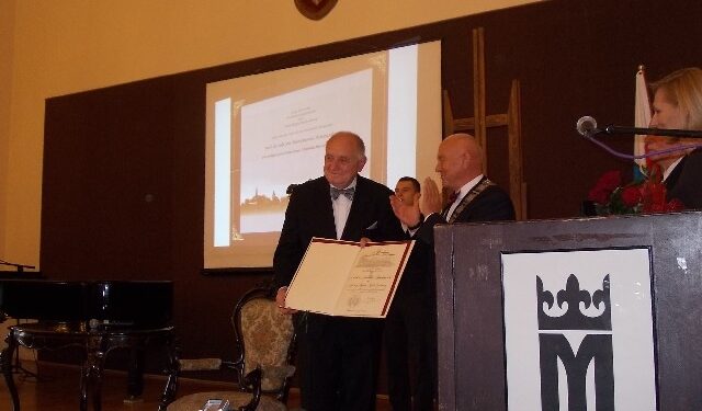 Sandomierz ma nowego Honorowego Obywatela