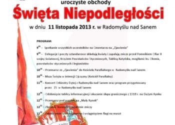 Obchody Święta Niepodległości w Radomyślu nad Sanem