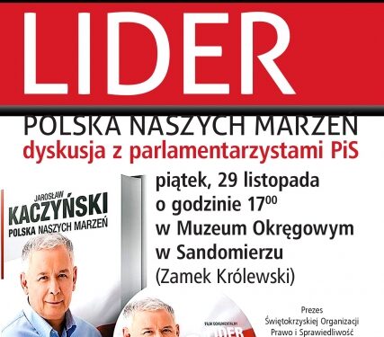 Sandomierz: Prawo i Sprawiedliwość zaprasza na projekcję filmu Lider