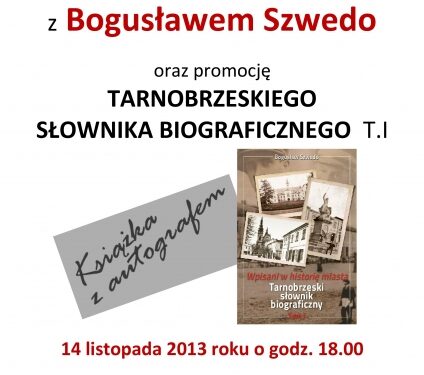 Promocja książki Bogusława Szwedo