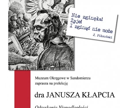 Sandomierz: Prelekcja dra Janusza Kłapcia.
