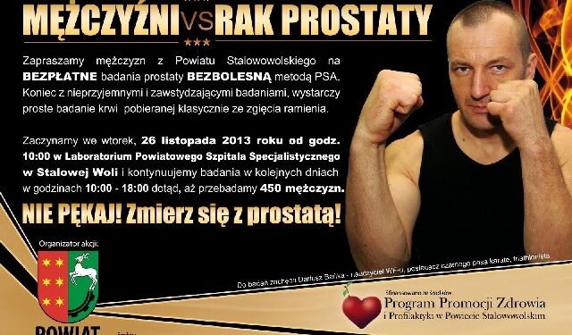Stalowa Wola: Bezpłatne badania dla mężczyzn