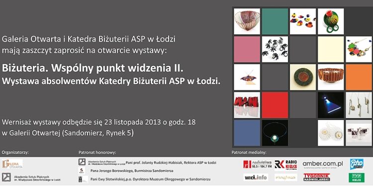 Sandomierz: Biżuteria. Wspólny punkt widzenia