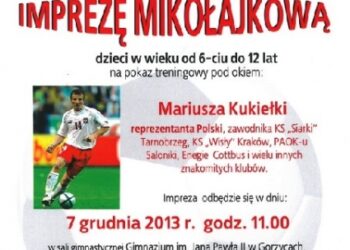 Gorzyce: Mikołajkowy trening z Mariuszem Kukiełką