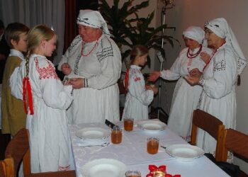 Baranów Sandomierski: Wigilia u Lasowiaczek
