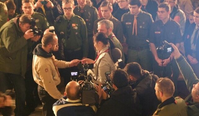 Mielec: Betlejemskie Światło Pokoju już jest w Mielcu.