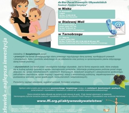 Bezpłate porady prawne w Tarnobrzegu, Nisku i Stalowej Woli