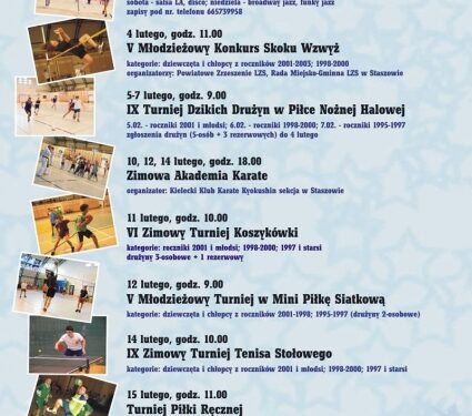 Staszów: Ferie na sportowo