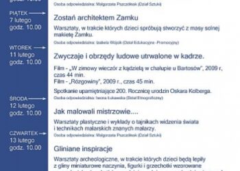 Sandomierz: Ferie w Muzeum Okręgowym w Sandomierzu