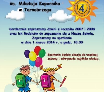 Tarnobrzeg. Dzień otwarty w Szkole Podstawowej numer  4.
