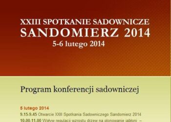 Sandomierz: XXIII Spotkania Sadownicze.