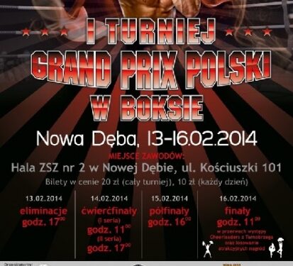Nowa Dęba: Rusza grand prix w boksie