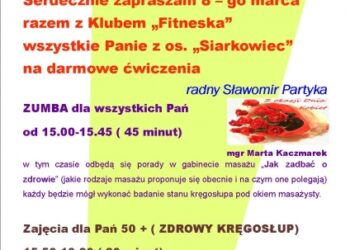 Tarnobrzeg. Darmowe ćwiczenia dla Pań.