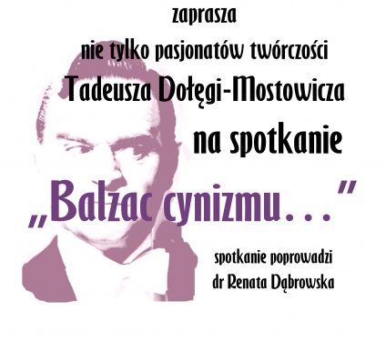 Tarnobrzeg. Spotkanie dla pasjonatów twórczości Tadeusza Dołegi – Mostowicza i nie tylko.